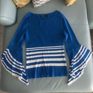 New York & Company Stripped Sweater